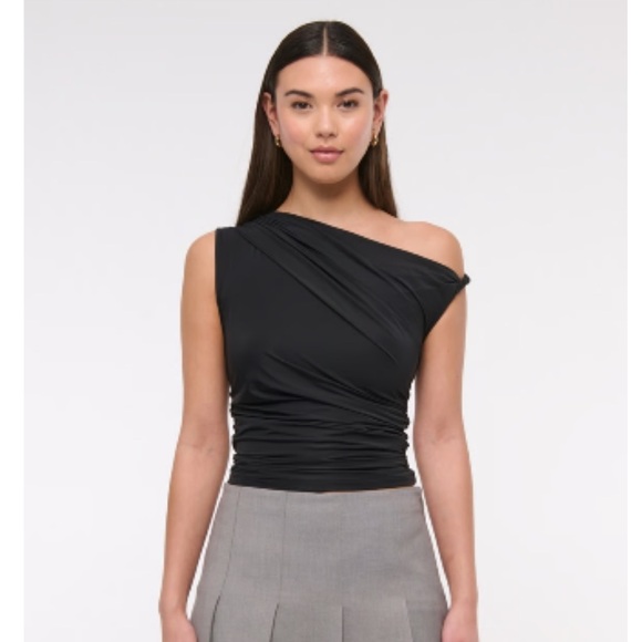 Abercrombie & Fitch Lavender Draped Sleeveless Top - Picture 5 of 5